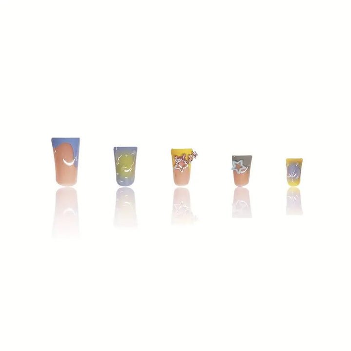 Creative Press-On Nail Art Set Bowlift