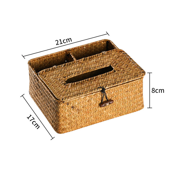 Artisan Woven Storage Box with Dividers Bowlift