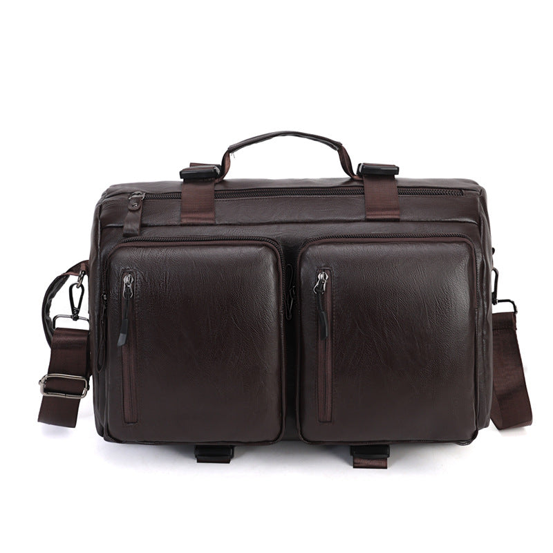 Men's stylish and functional leather backpack Bowlift