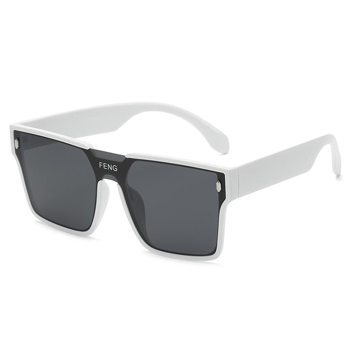 Women's fashionable square sunglasses with durable plastic frame Bowlift