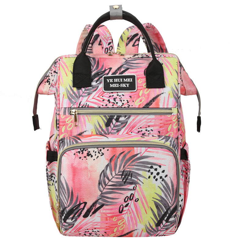 Stylish Geometric Print Backpack Bowlift