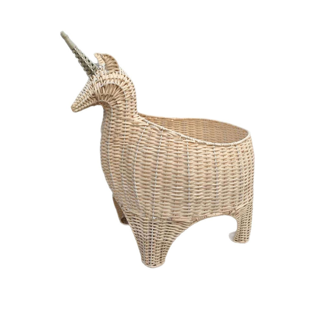 Playful storage basket in unicorn shape Bowlift