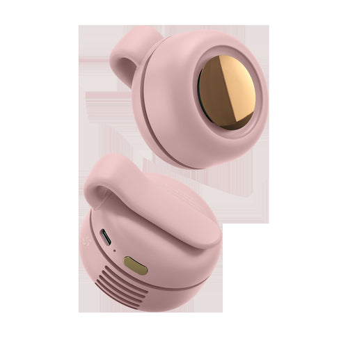 Cooling wearable clip-on personal neck cooling fan with full-rotation adjustable airflow Bowlift