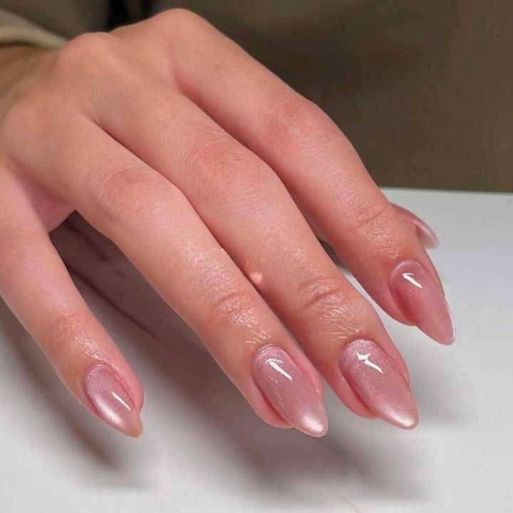Glossy Stiletto Press-On Nail Set Bowlift