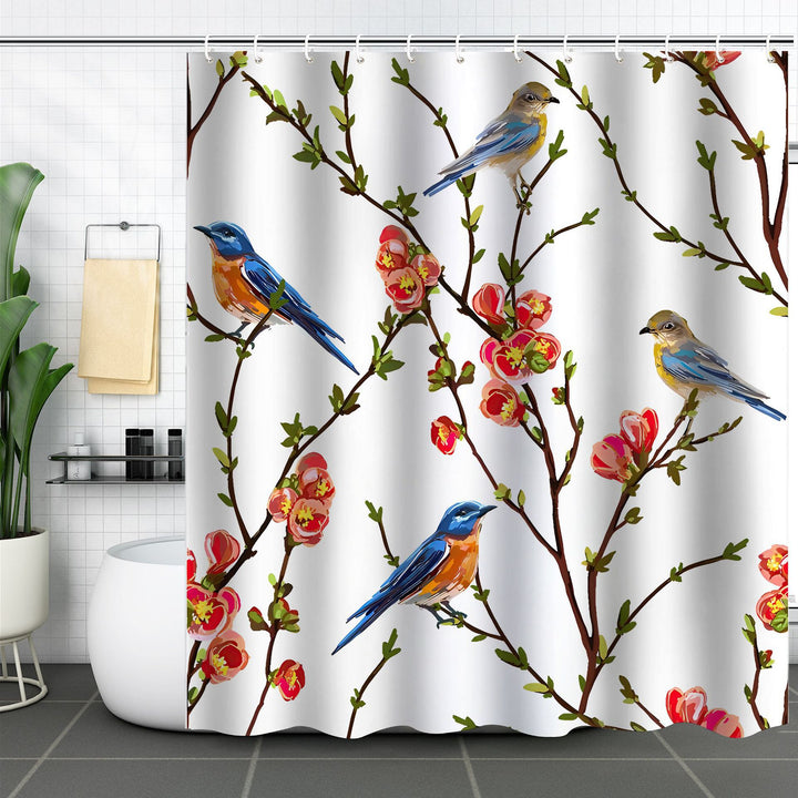 Nature-Inspired Shower Curtain Bowlift