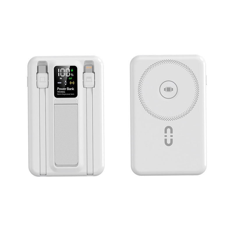 Portable Wireless Power Bank with Integrated Fast Charging Function Bowlift