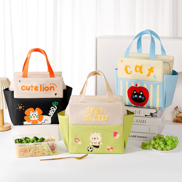 Fun Sports-Themed Insulated Lunch Bag