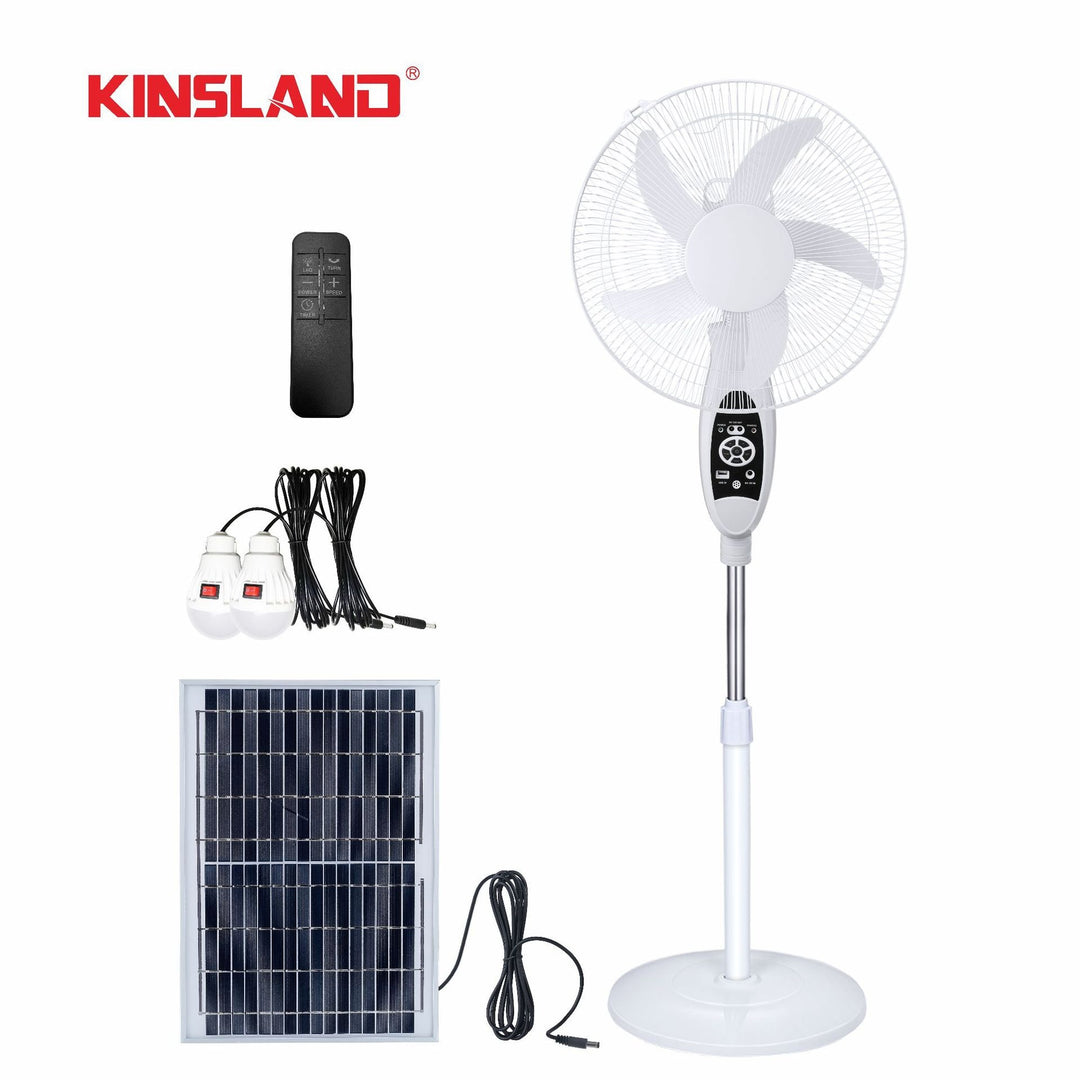 Women's Solar-Powered Stand Fan Bowlift