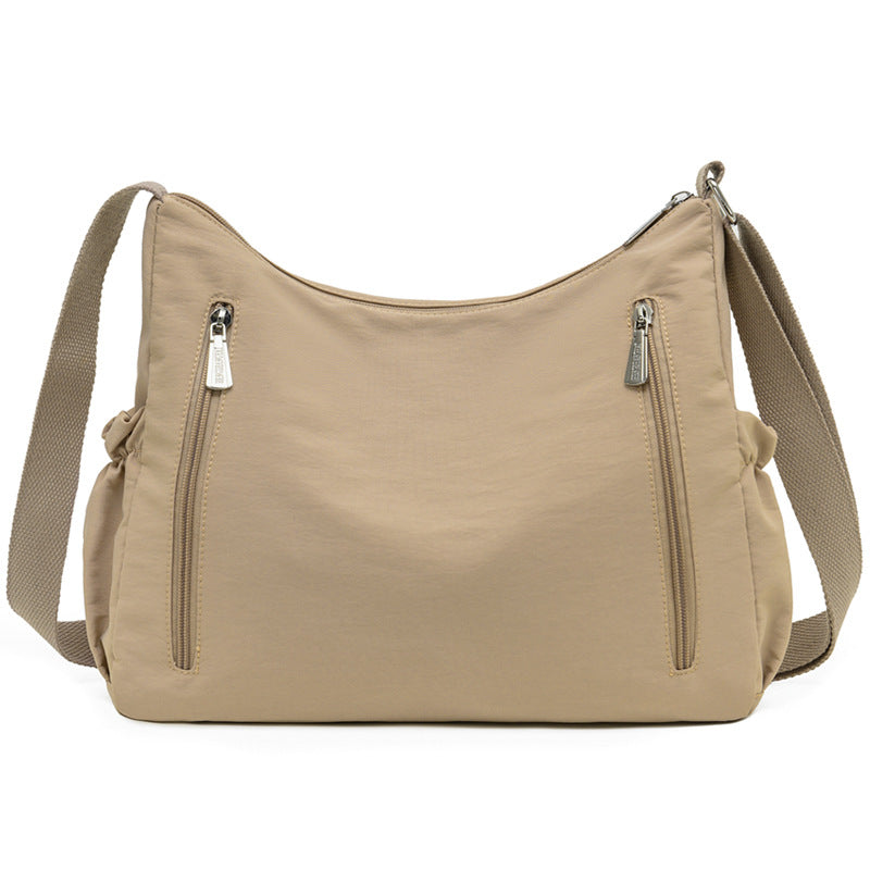 Spacious Multi-Pocket Shoulder Bag Bowlift