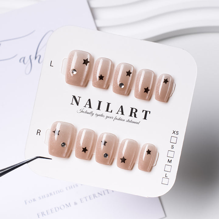 Stylish Leopard Print Press-On Nail Set Bowlift