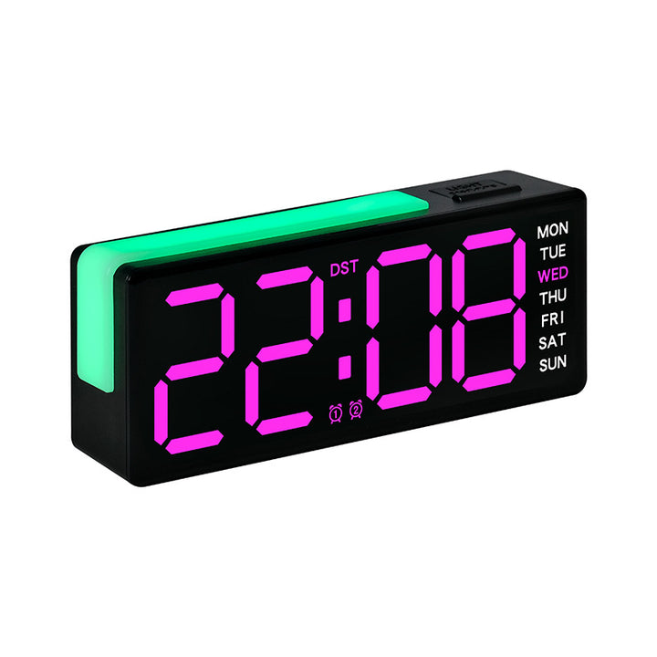 Digital Alarm Clock with Color Change Bowlift