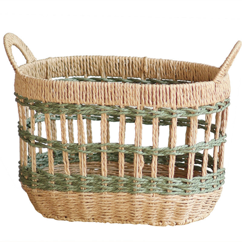 Handcrafted storage basket with natural material Bowlift