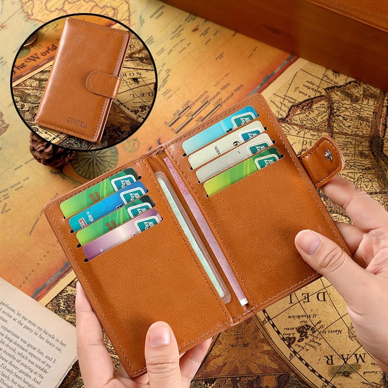 RFID-Blocking Leather Card Holder Bowlift
