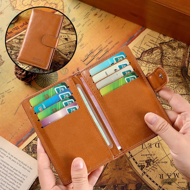 RFID-Blocking Leather Card Holder Bowlift