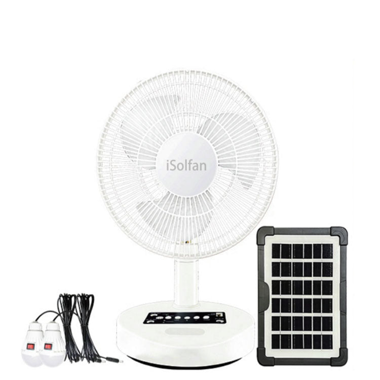 Ladies Solar-Powered Table Fan with Remote Control and Variable Speed Control Bowlift