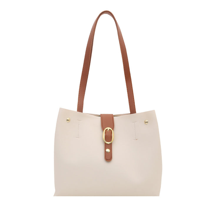 Structured Leather Tote Bag Bowlift