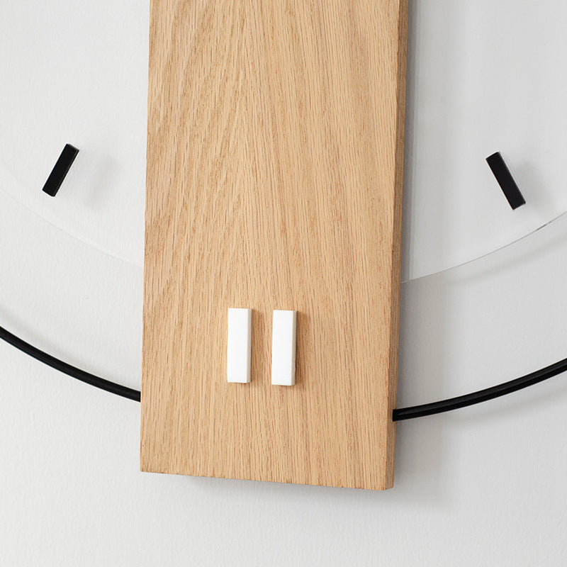 BowLift | Solid Wood Nordic Wall Decoration Clock 40cm