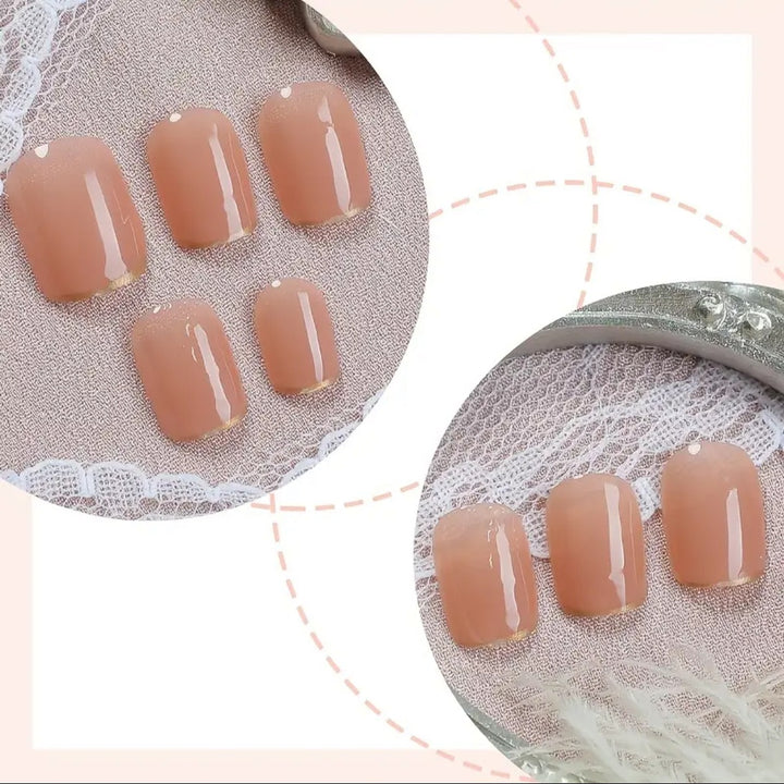Nail art set with elegant gold accents Bowlift