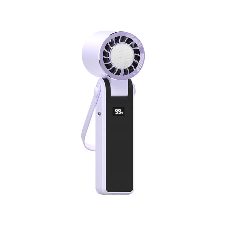 Unisex Handy USB Table Fan with LCD Display Bowlift
