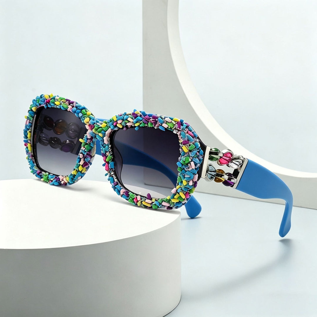 Women's sunglasses with creative candy trim Bowlift