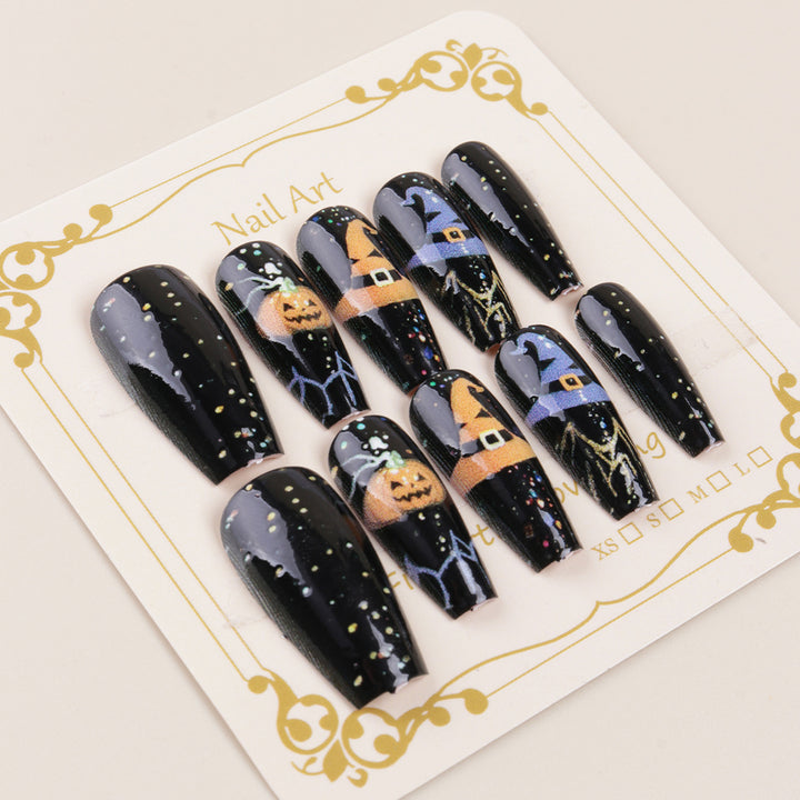 Halloween-Themed Press-On Nail Tips Bowlift