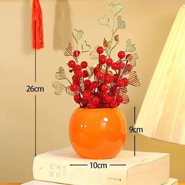 Heart-Themed Decorative Flower Arrangement