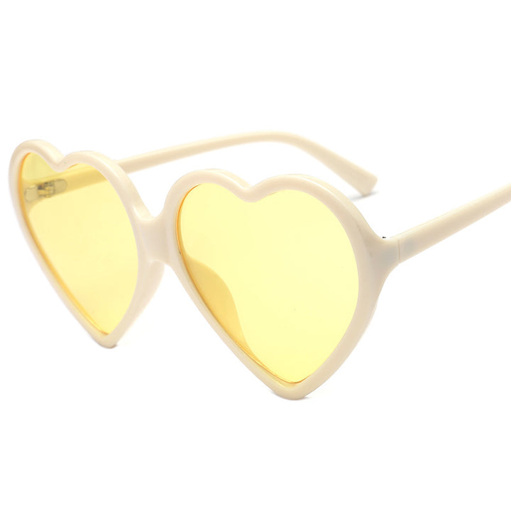 Women Heart Shaped Sunglasses with Stylish Frame Bowlift