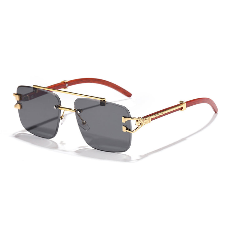 Women's stylish square sunglasses with luxurious metal frame Bowlift