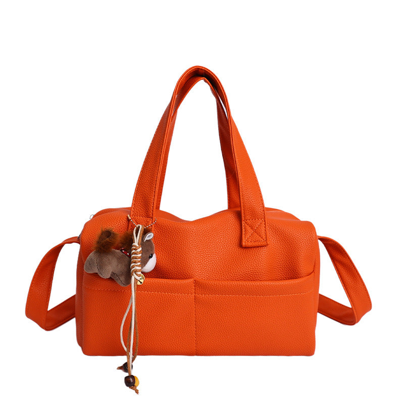 WoVersatile Leather Mini Handheld Bag Bowlift