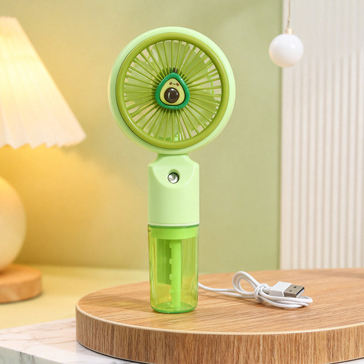 Ladies portable hand fan with spray function Bowlift