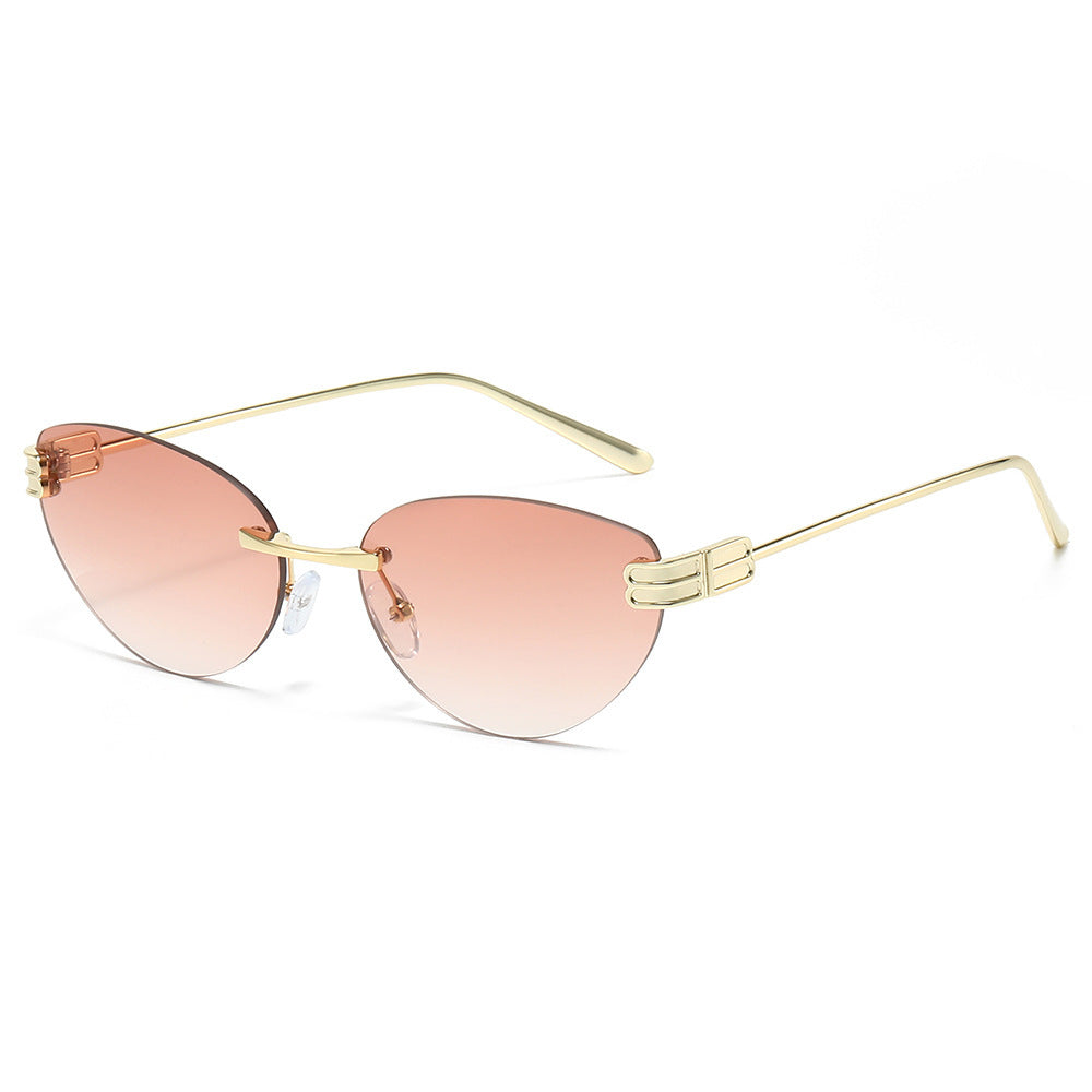 Unique Angular Cat-Eye Sunglasses Bowlift