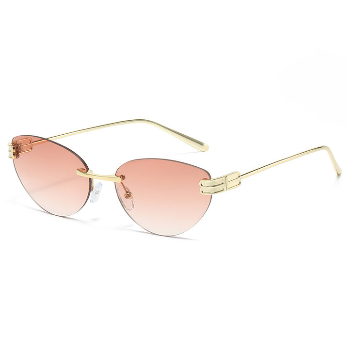 Unique Angular Cat-Eye Sunglasses Bowlift