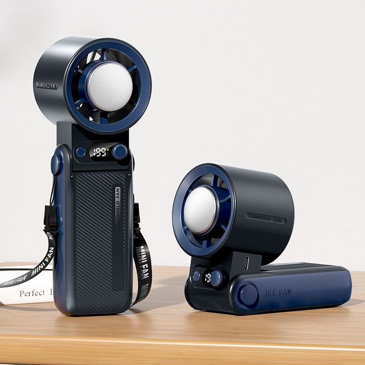 Compact Rechargeable Handheld Fan Bowlift