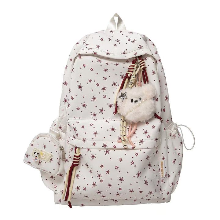 Stylish Star-Printed Backpack Bowlift