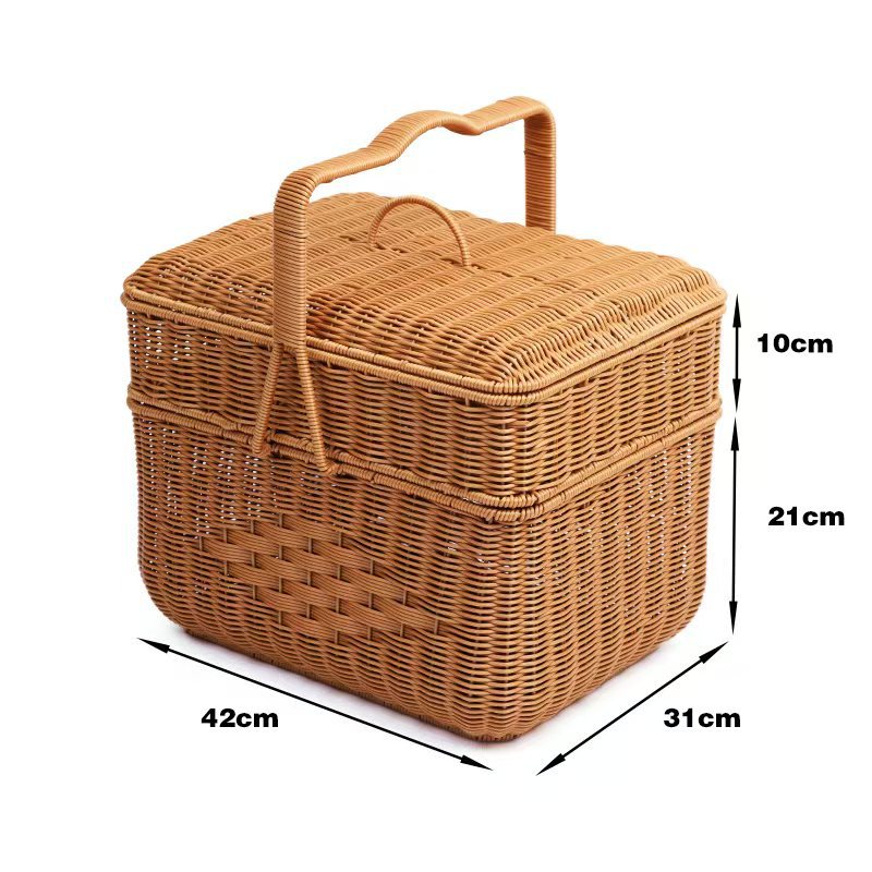 Round Woven Storage Basket Bowlift