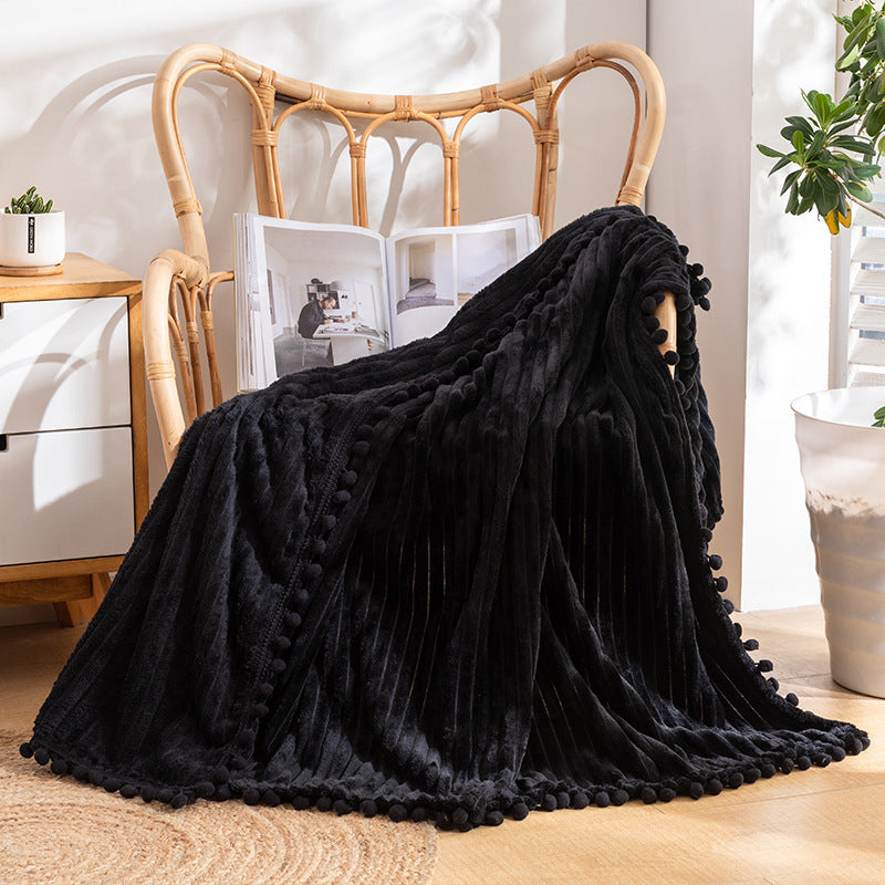 Cozy Textured Throw Blanket