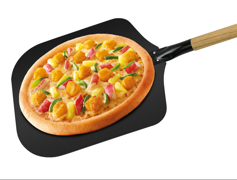 Large Rectangular Nonstick Pizza Peel with Detachable Wooden Handle Bowlift