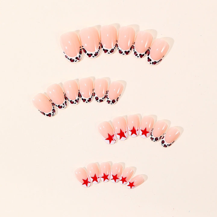 Chic Star and Animal Print Nail Art Set Bowlift