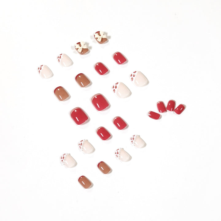 Artful nail art with elegant bow design Bowlift