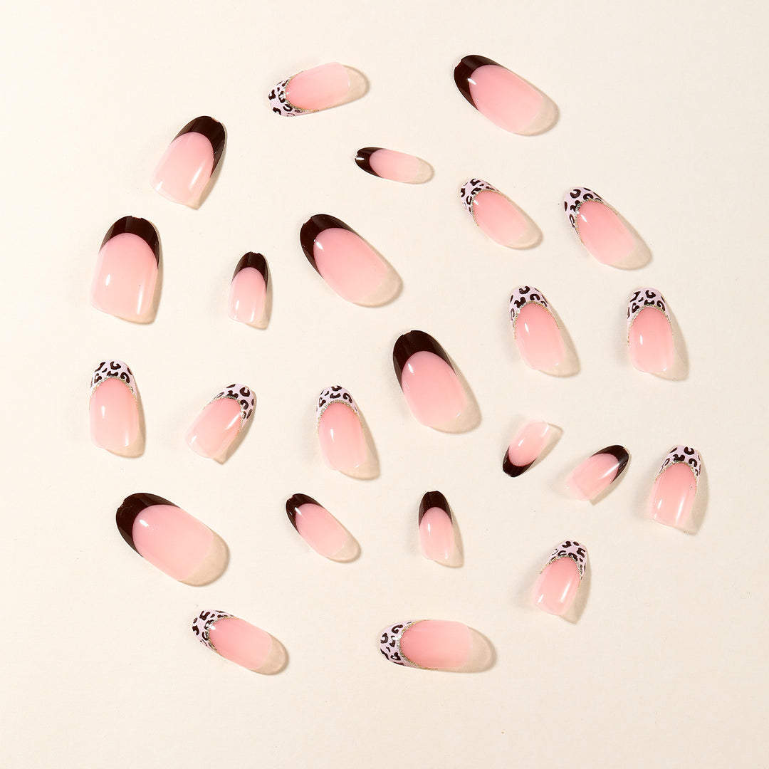 Stylish French Tip Nail Art Extensions Bowlift