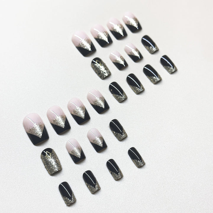 Glamorous Press-On Nail Extensions Bowlift