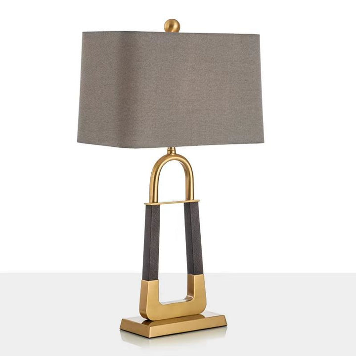 Artistic Table Lamp with Elegant Metal Base