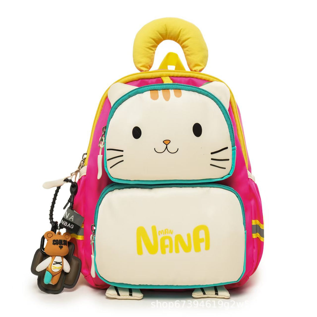 Children's Cat-Themed Mini Backpack Bowlift