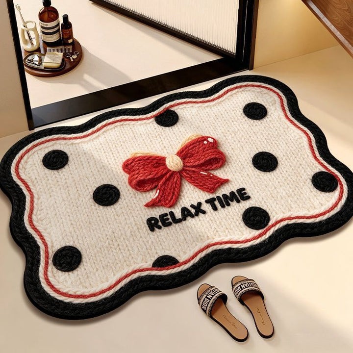 Decorative Embroidered Entry Mat
