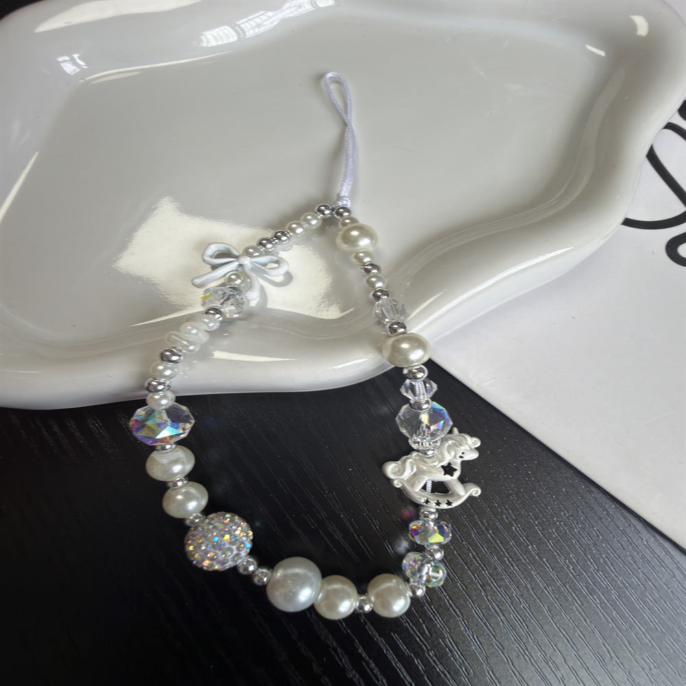 Beaded Unicorn Charm Necklace Bowlift