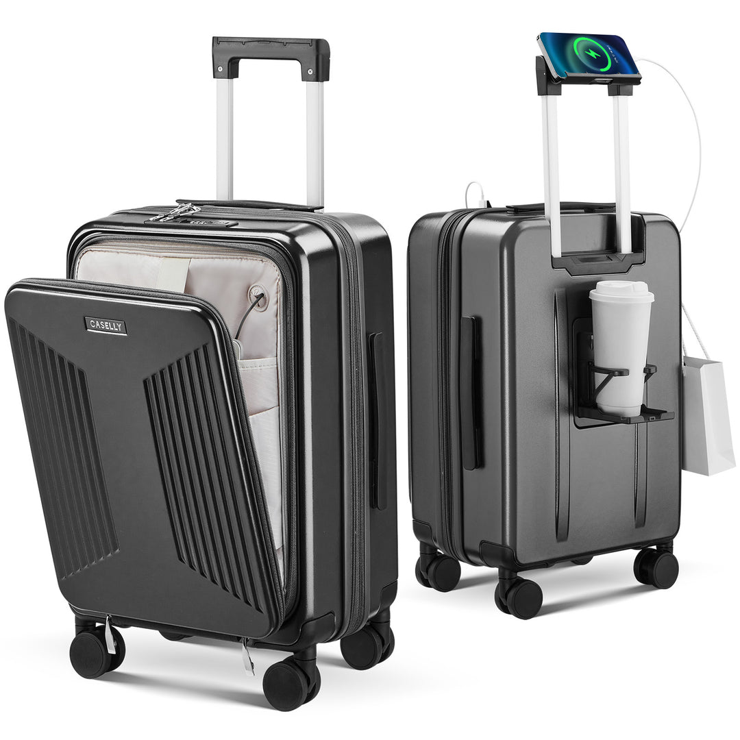Unisex Smart Multi-Functional Carry-On Luggage Bowlift