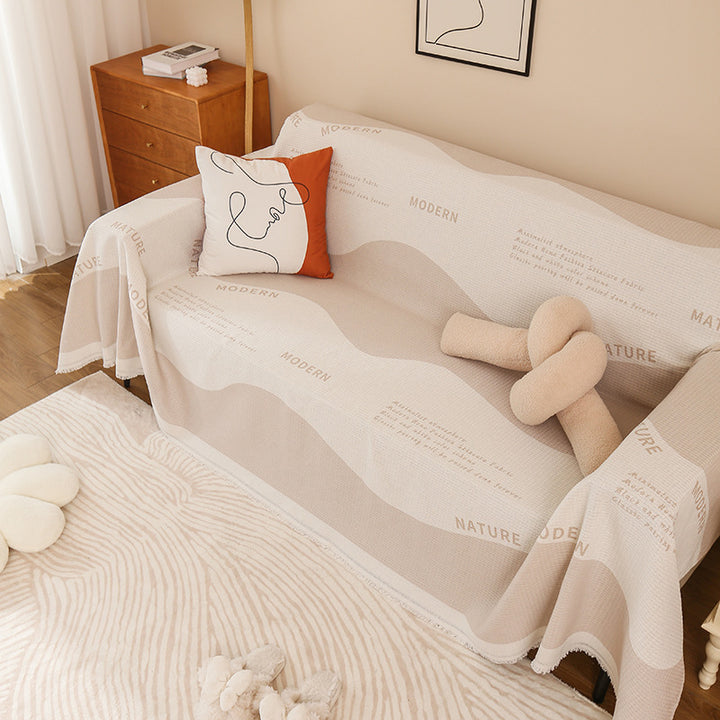 Soft Plush Bunny Pattern Throw Blanket