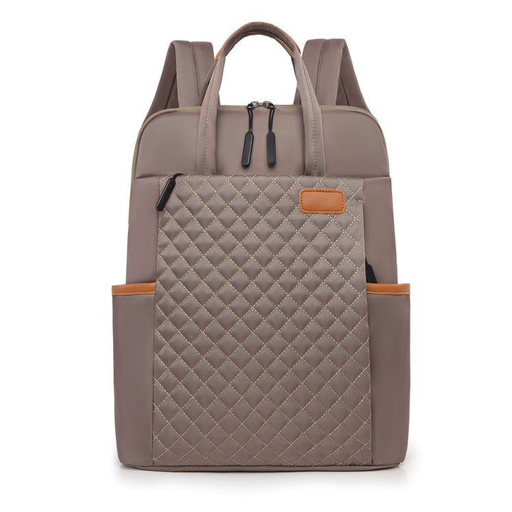 Quilted Multi-Storage Backpack Bowlift