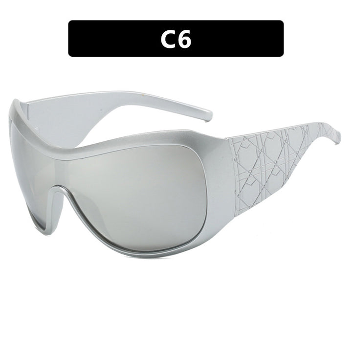 Ladies sport sunglasses with wide-protected frame and polarized lenses Bowlift