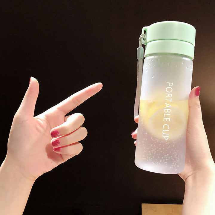 Ladies stylish glass drinking bottle Bowlift